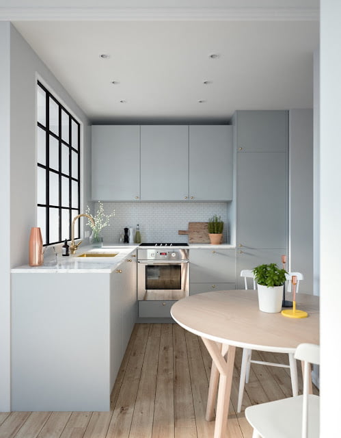 unique functional 2×3 minimalist kitchen designs