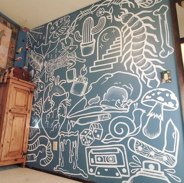 Hand Painted Wall Mural Ideas