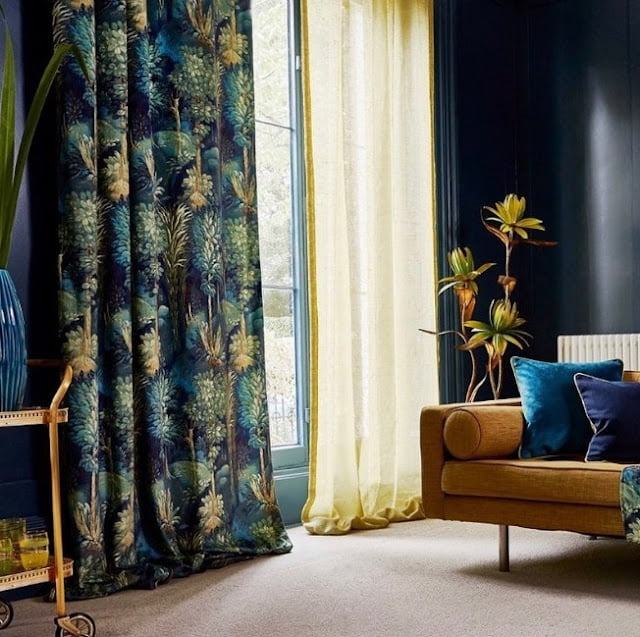 luxury & beautiful living room curtains design ideas
