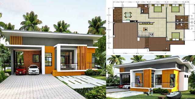 one story contemporary house plans