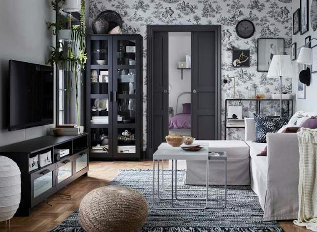 living room decorating ideas with black leather furniture