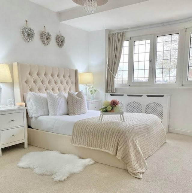 simple white bedroom design ideas