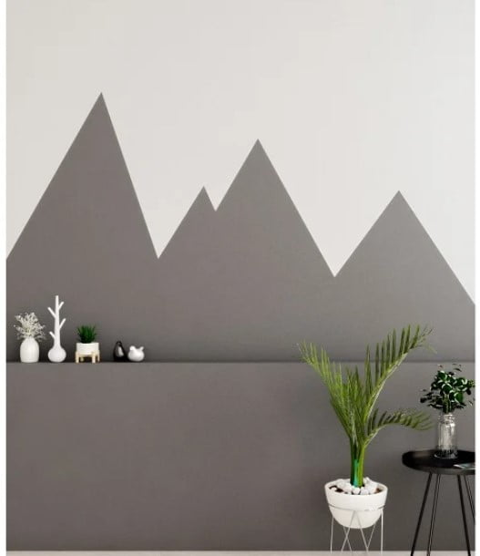 simple geometric wall design simple geometric wall design