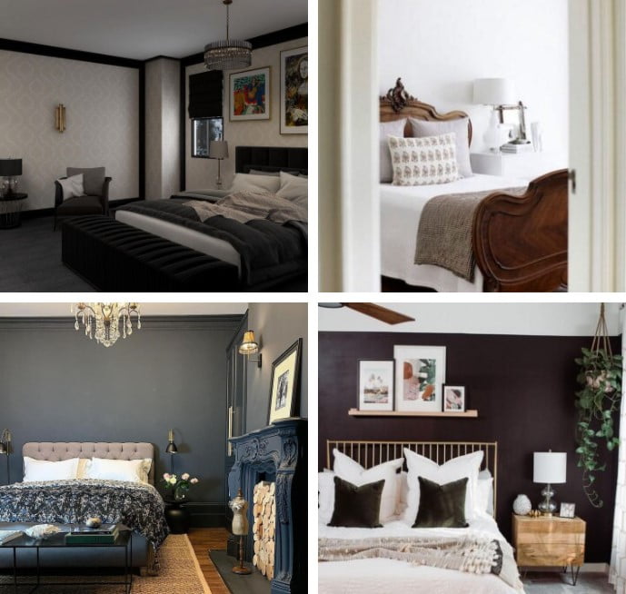 retro vintage aesthetic bedroom decor