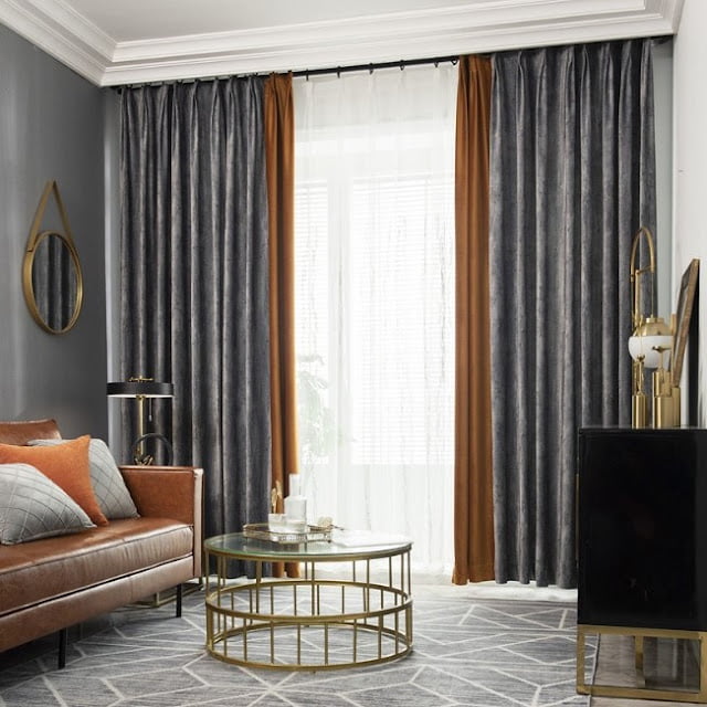 luxury & beautiful living room curtains design ideas