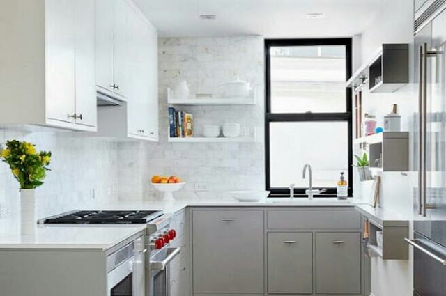 Interior design of a small kitchen Interior design of a small kitchen