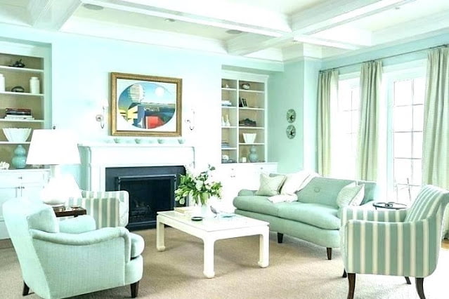 mint green interior design