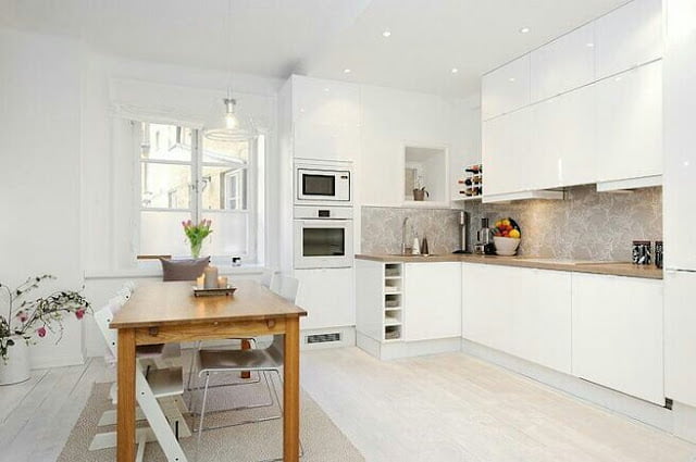 Interior design of a small kitchen Interior design of a small kitchen