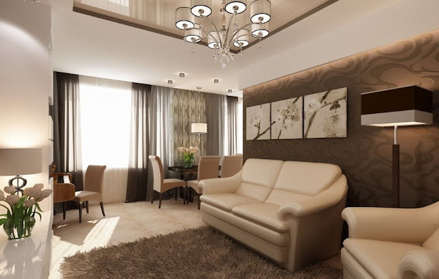 cream and brown living room ideas