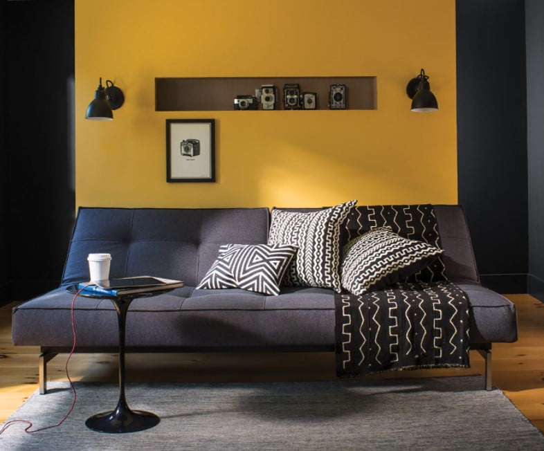 yellow home decor accessories