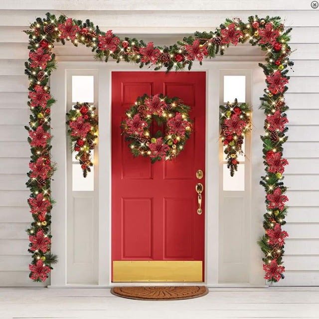 easy christmas door decorating ideas easy christmas door decorating ideas