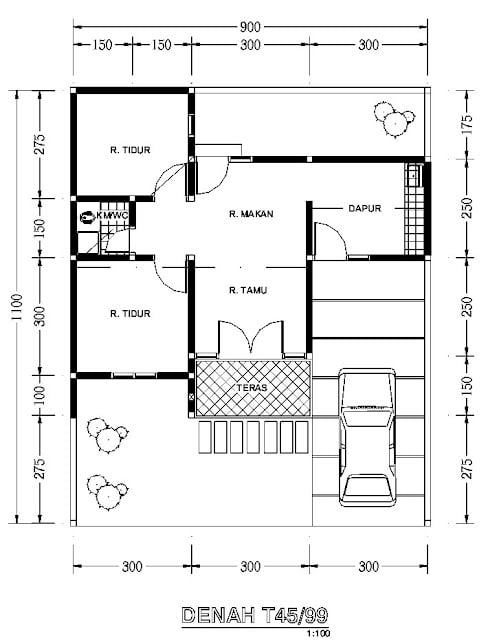 small 2 bedroom house plans and designs