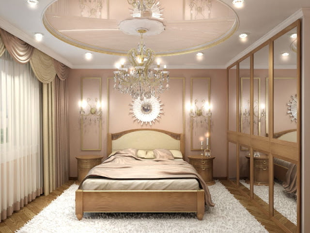 unique modern small bedroom ceiling design