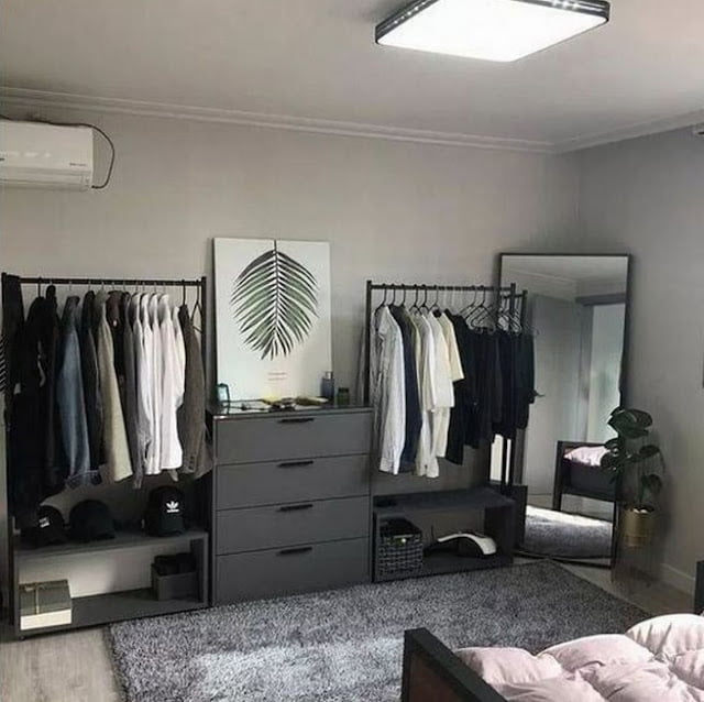 simple organizing bedroom closet design ideas
