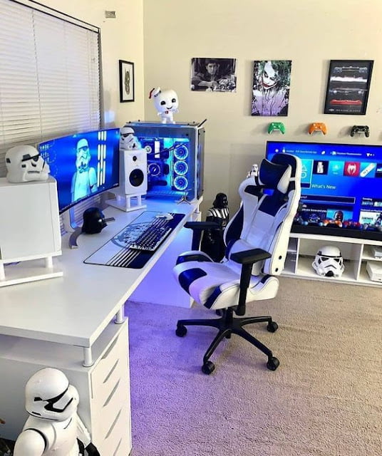 bedroom gaming room design