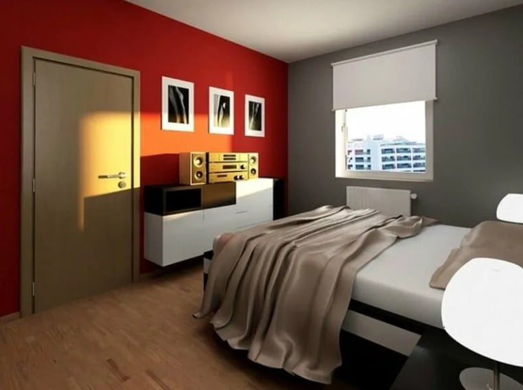 red two colour combination for bedroom walls red two colour combination for bedroom walls