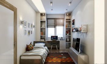 The Idea of Combining a Bedroom With a Study Table