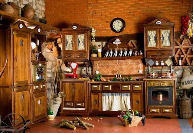 modern rustic kitchen cabinets