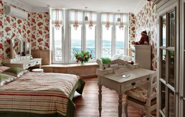 Provence style curtains for the bedroom Provence style curtains for the bedroom