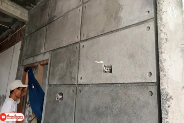 plastering motifs for the front wall of the house