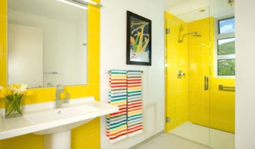 yellow home decor accessories