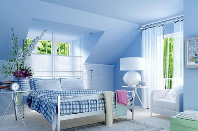 warna bilik tidur yang tenang