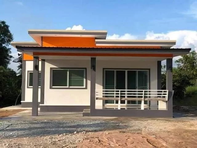 natural low budget simple house design