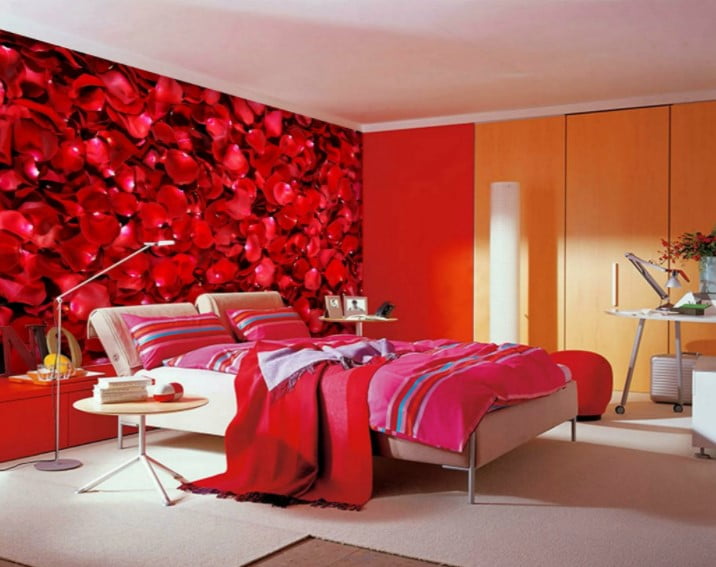 red two colour combination for bedroom walls red two colour combination for bedroom walls