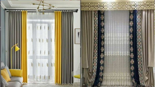 modern curtain designs for living room