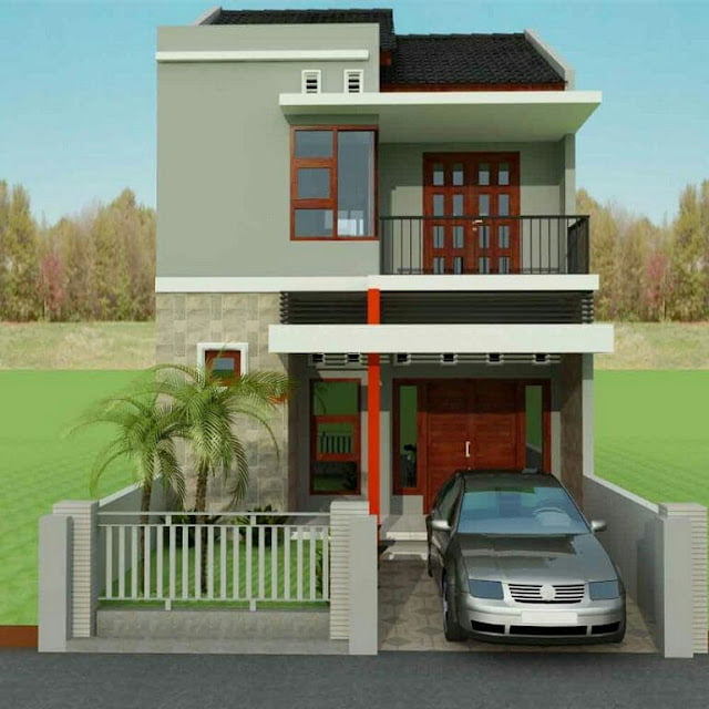 simple 2 storey minimalist house design