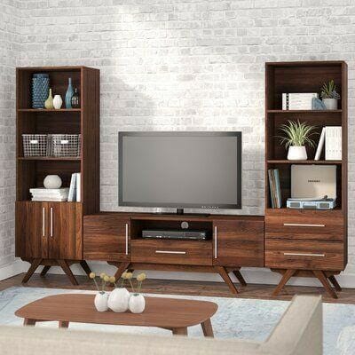 Wooden Minimalist TV Table Decoration