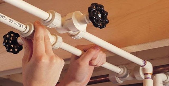 how to plumb a house