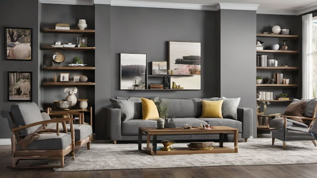 living room decor ideas grey couch