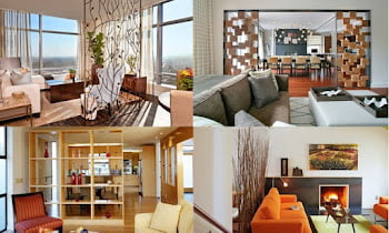 Wooden Partition Walls For Living Room