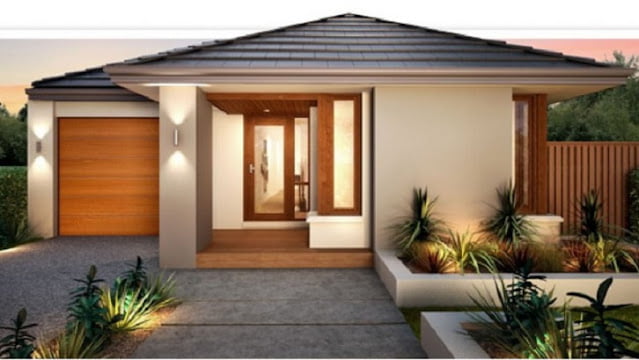 Minimalist House Paint Color Front View Type 36