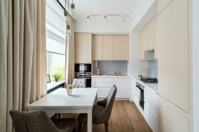 Interior design of a small kitchen Interior design of a small kitchen