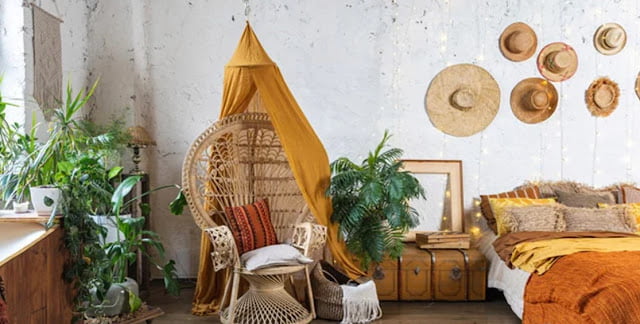 cozy minimalist boho bedroom