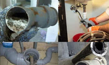 clogged sewer line in basement