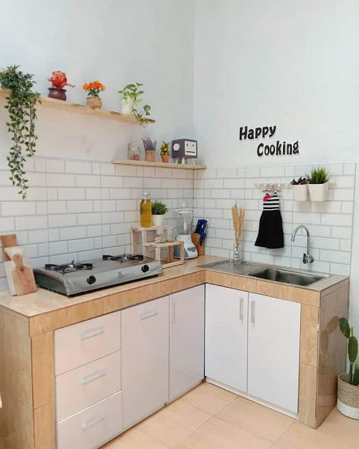 limited space small l shaped kitchen design