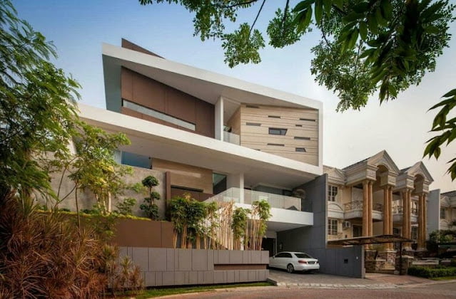 2-Story House with Cool Architecture