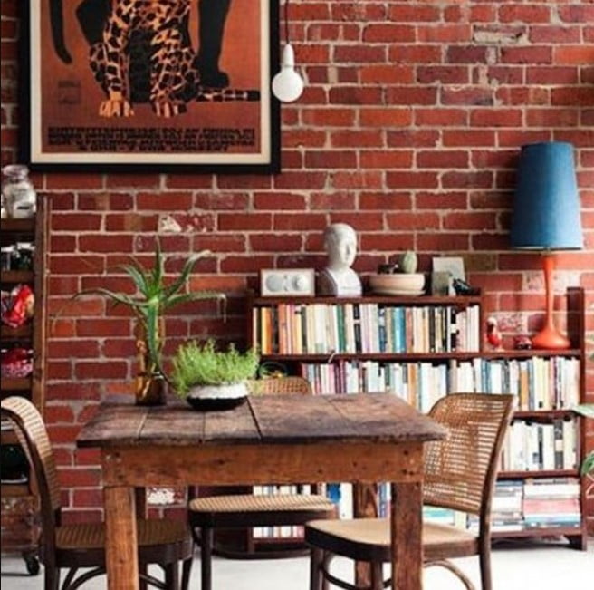 red brick and paint color combinations