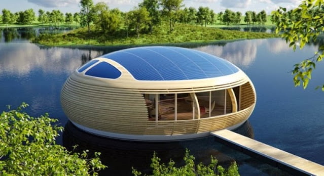 floating house design