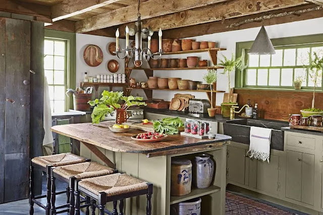modern rustic kitchen cabinets