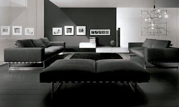 Black and Grey Living Room Decorating Ideas