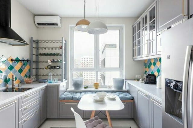 Interior design of a small kitchen Interior design of a small kitchen
