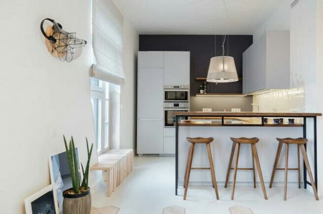 Interior design of a small kitchen Interior design of a small kitchen
