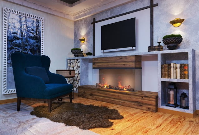 living room decor ideas with fireplace