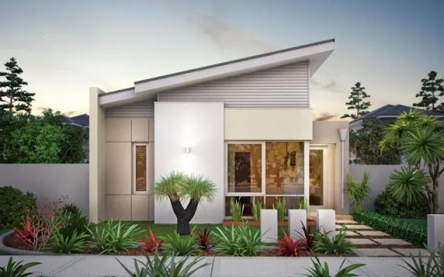 simple modern single floor house design