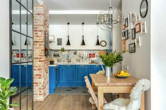 Interior design of a small kitchen Interior design of a small kitchen