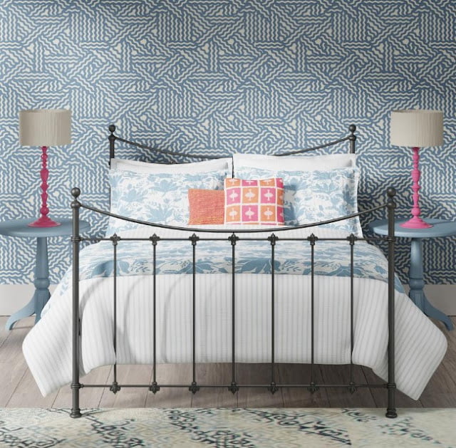 blue and pink bedroom ideas for adults